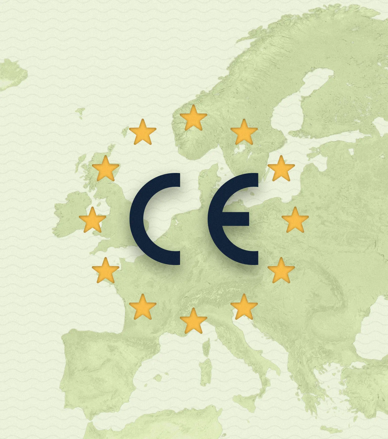 CE-markering met Europese sterren, geregistreerd medisch hulpmiddel